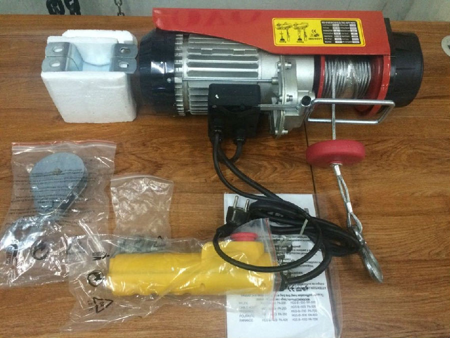 微型電動葫蘆裝箱前物件圖